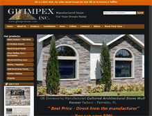 Tablet Screenshot of gbimpexstone.com